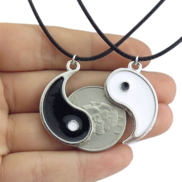 Set Pcs Enamel Alloy Best Friend I Ching Bagua Tai Chi Ying Yang