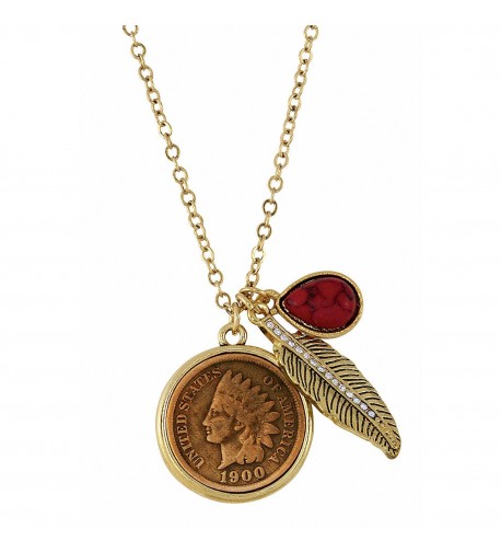 American Coin Treasures Indian Necklace