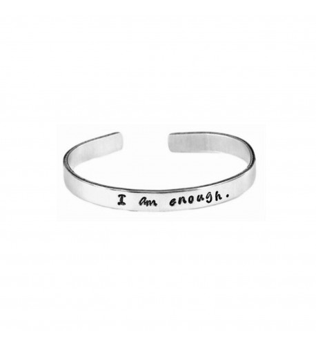 Am Enough Aluminum Bracelet Adjustable