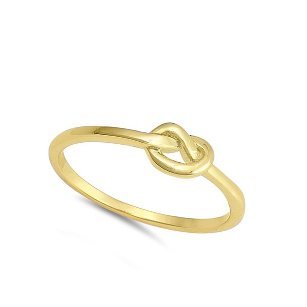 Sterling Silver Love Knot Ring - CS12O8X5SAA